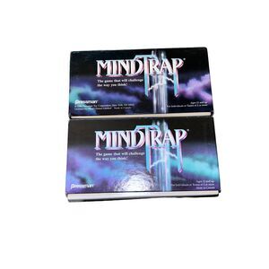 New 1991 Vintage Bundle Lot of 2 MindTrap Card Game